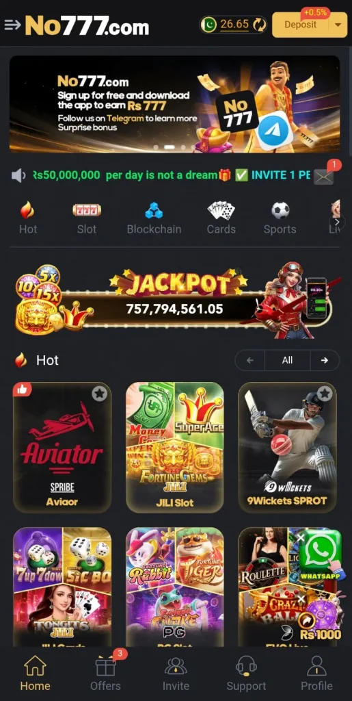 No777-game-homepage