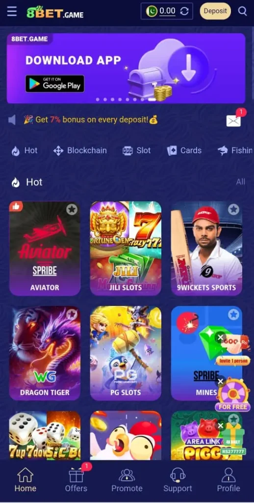 8bet-game-homepage