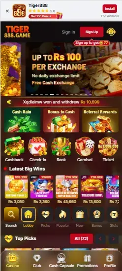 Tiger888-game-homepage