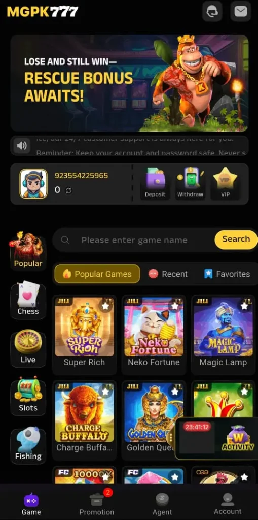 MGPK777-game-homepage